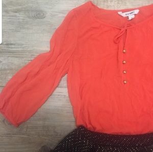 Old Navy Coarl Spring Top